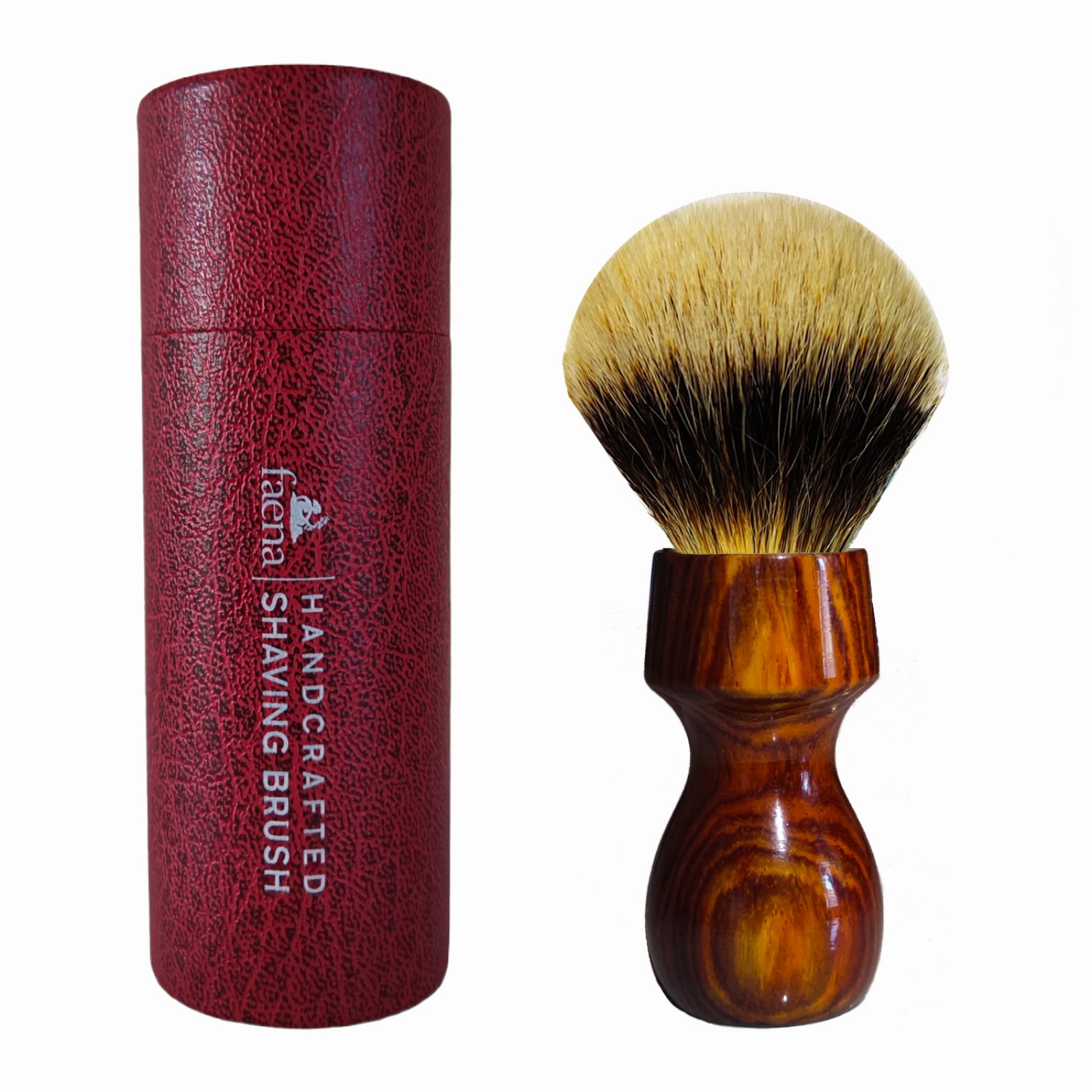 Cocobolo wood shaving brush with 24mm manchurian knot