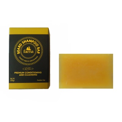 Shampoo soap for beard