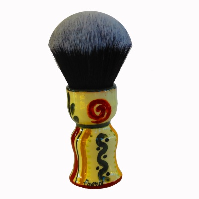 Ceramic shaving brush with synthetic knot 30mm